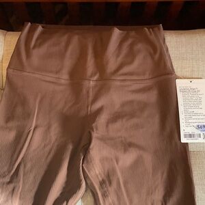 Brown High-Waisted Leggings